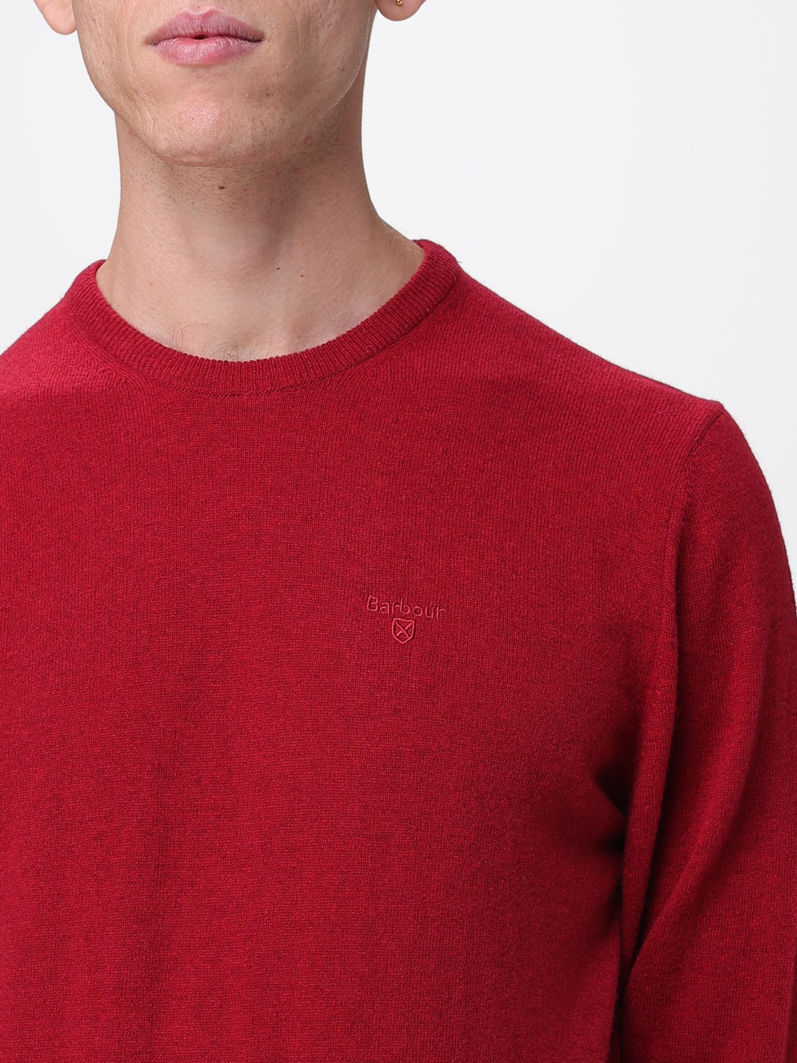 BARBOUR SWEATER: Sweater men Barbour, Red - Img 3