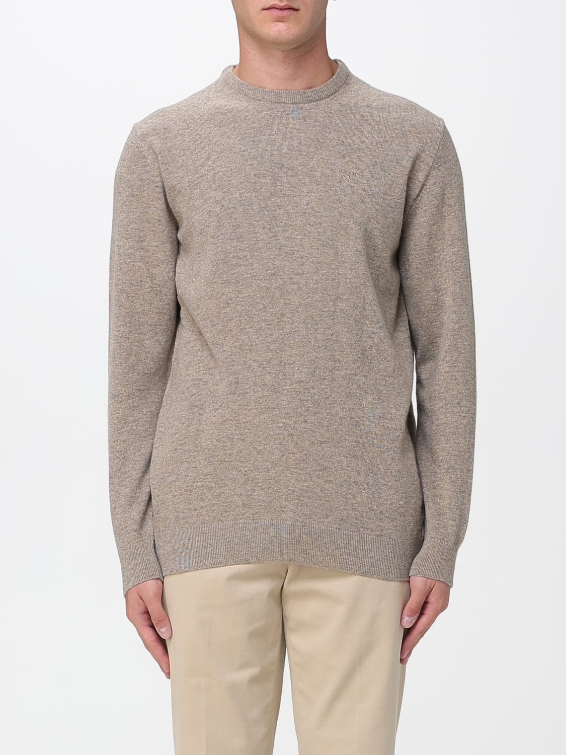 BARBOUR SWEATER: Sweater men Barbour, Beige - Img 1