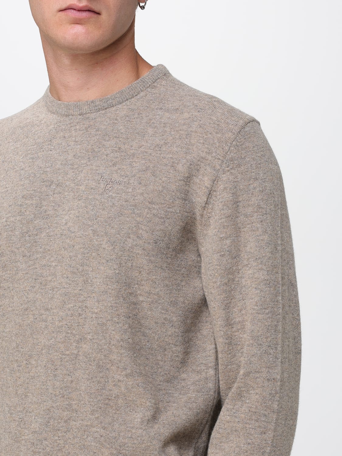 BARBOUR SWEATER: Sweater men Barbour, Beige - Img 3