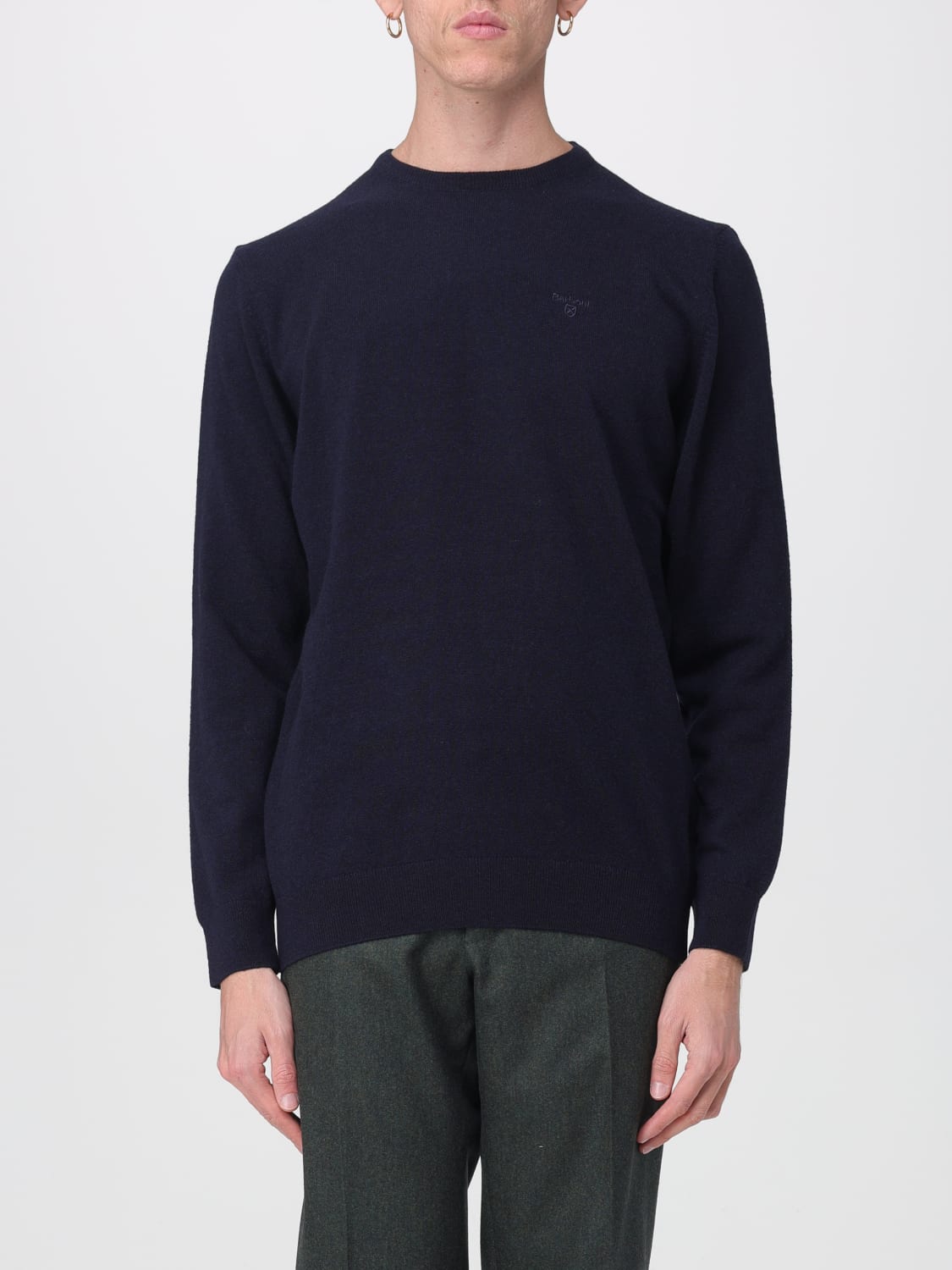 BARBOUR SWEATER: Sweater men Barbour, Navy - Img 1