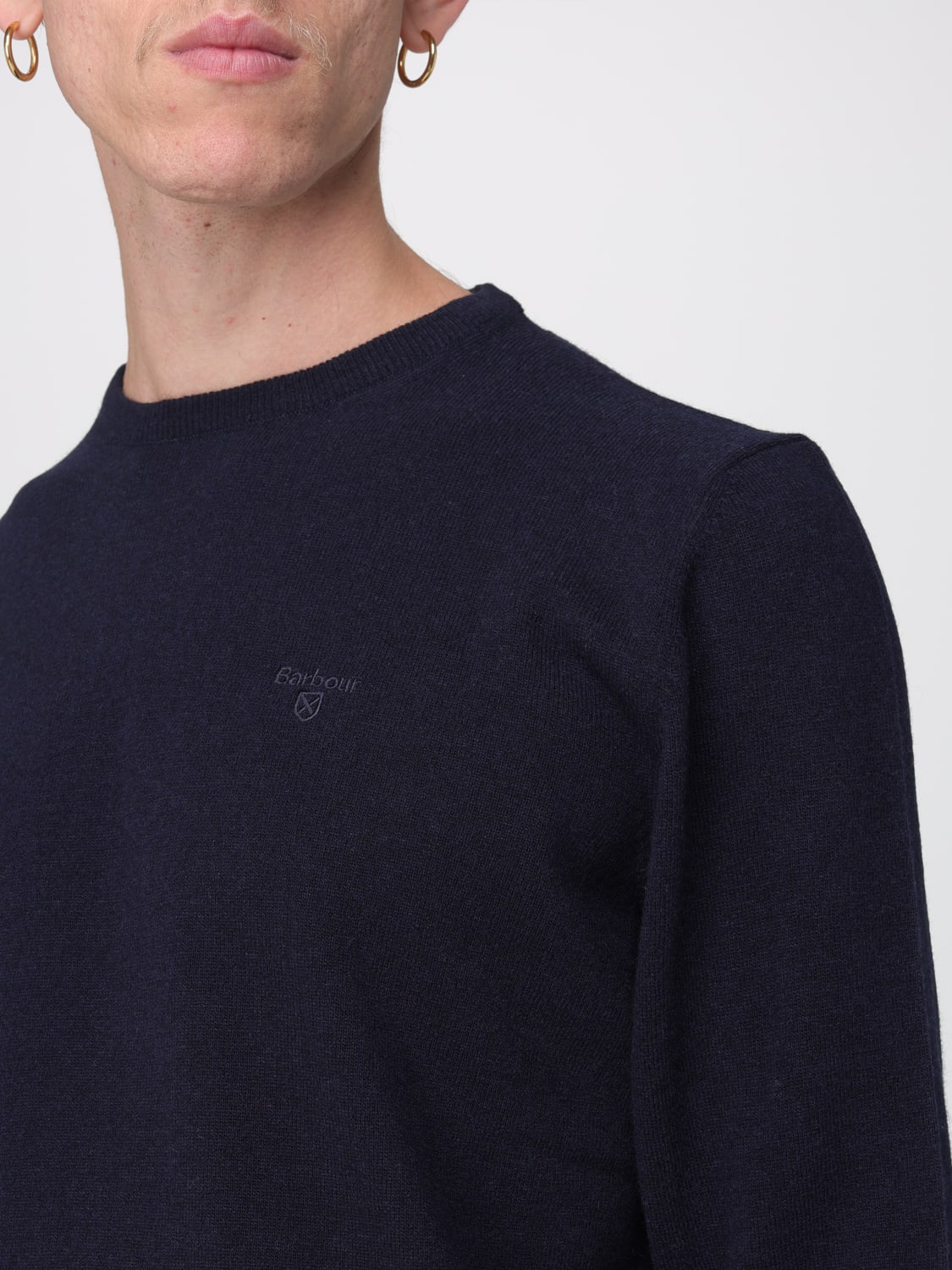 BARBOUR SWEATER: Sweater men Barbour, Navy - Img 3