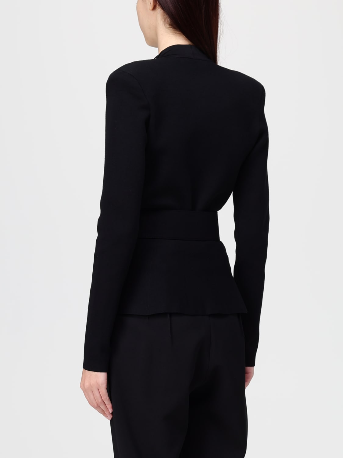 ELISABETTA FRANCHI JACKET: Sweater woman Elisabetta Franchi, Black - Img 2