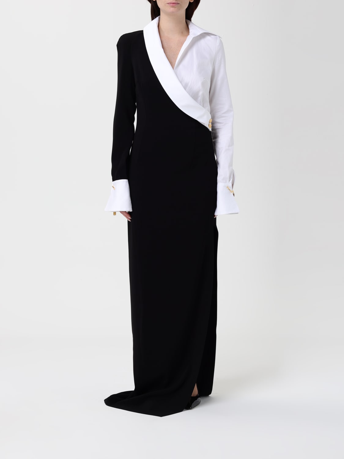 ELISABETTA FRANCHI DRESS: Dress woman Elisabetta Franchi, Black - Img 1