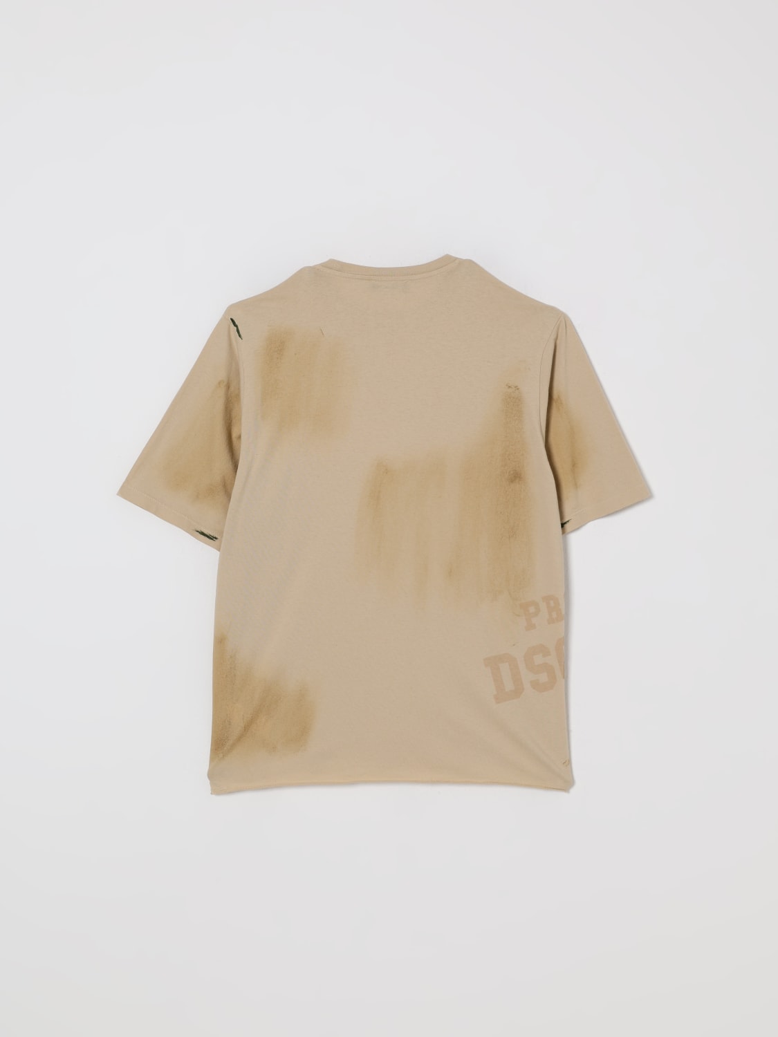 DSQUARED2 T-SHIRT: T-shirt kids Dsquared2, Beige - Img 2