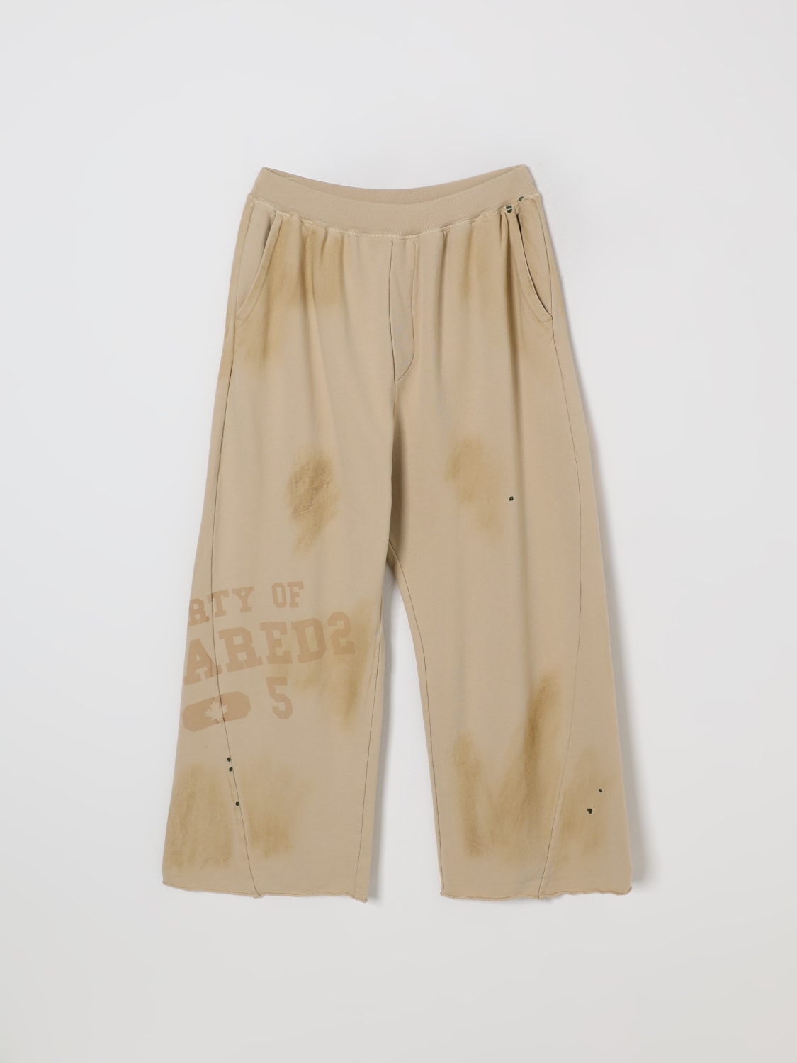 DSQUARED2 PANTALONES: Pantalón niños Dsquared2, Beige - Img 1