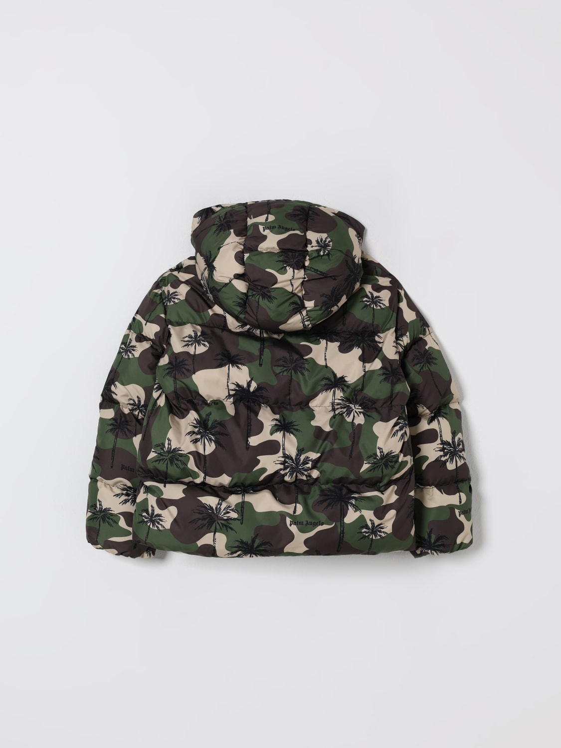 PALM ANGELS JACKET: Coat kids Palm Angels, Green - Img 2