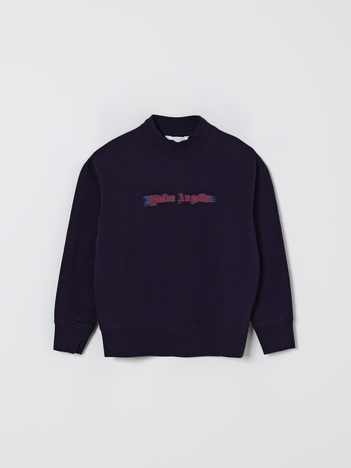 PALM ANGELS SWEATER: Sweater kids Palm Angels, Blue - Img 1
