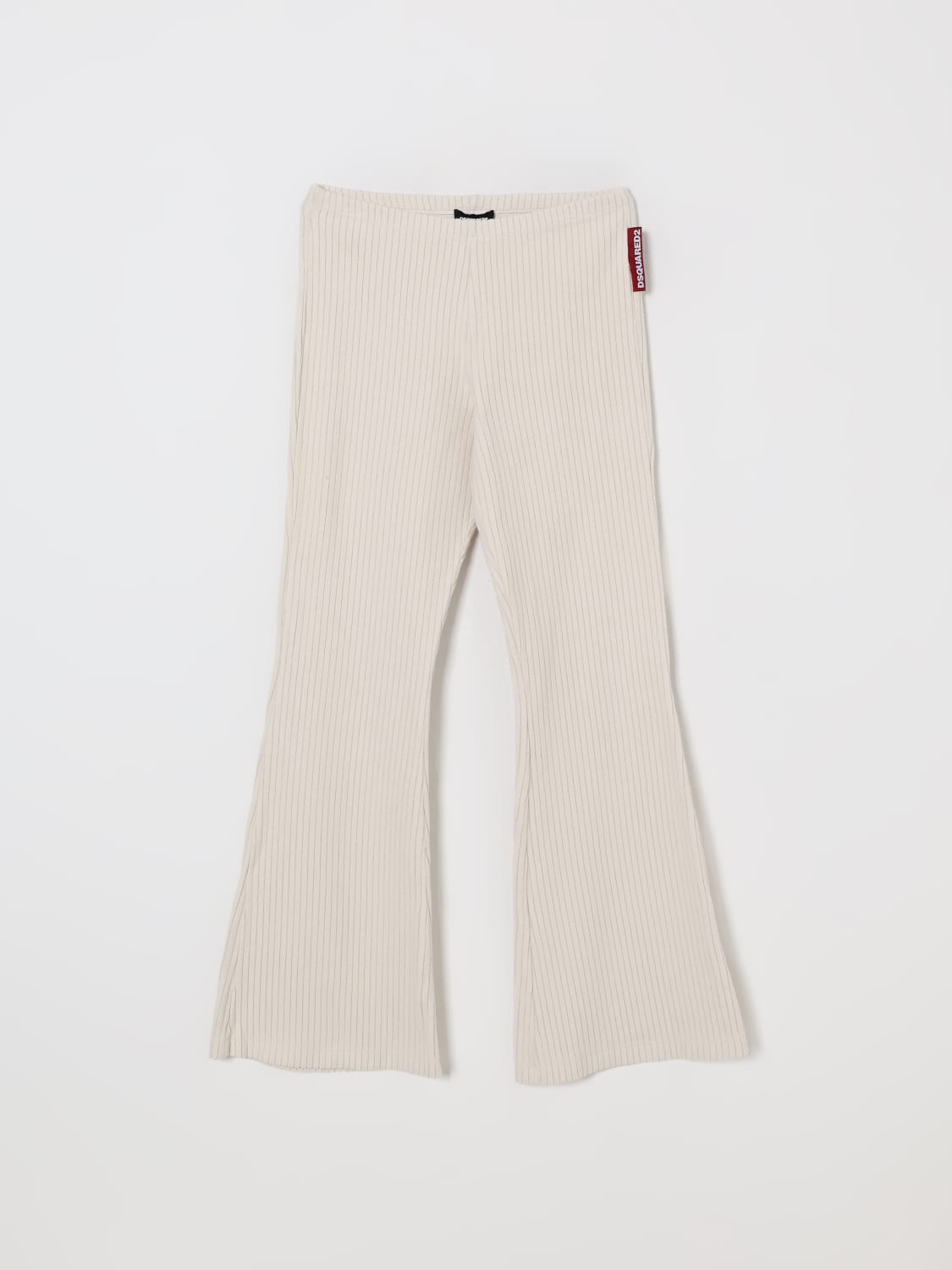 DSQUARED2 PANTALON: Pantalon enfant Dsquared2, Jaune Crème - Img 1
