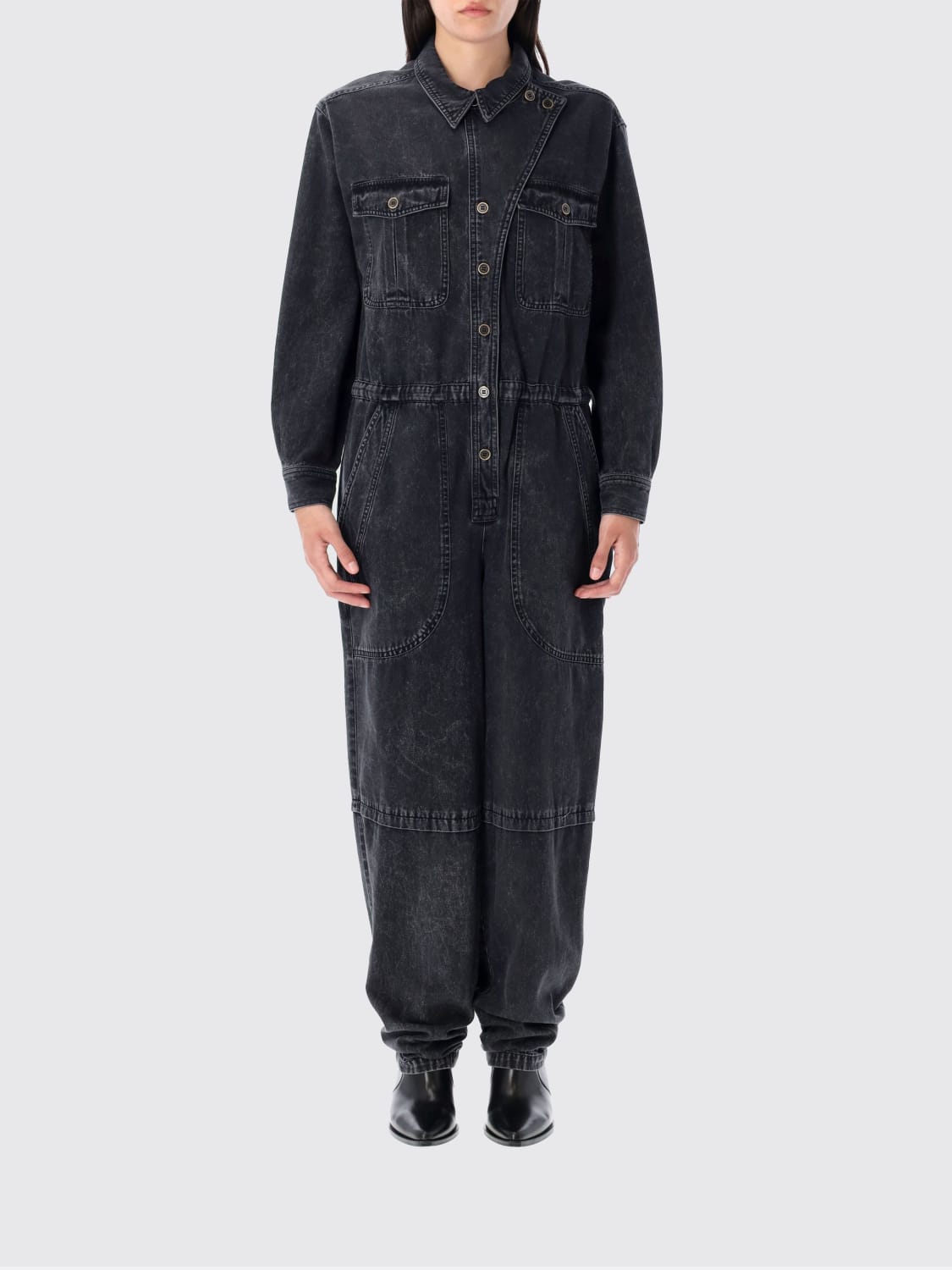 ISABEL MARANT ETOILE JUMPSUIT: Jumpsuits woman Isabel Marant Etoile, Black - Img 1