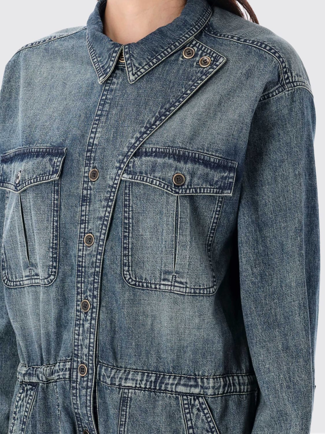 ISABEL MARANT ETOILE JUMPSUIT: Jumpsuits woman Isabel Marant Etoile, Blue - Img 3