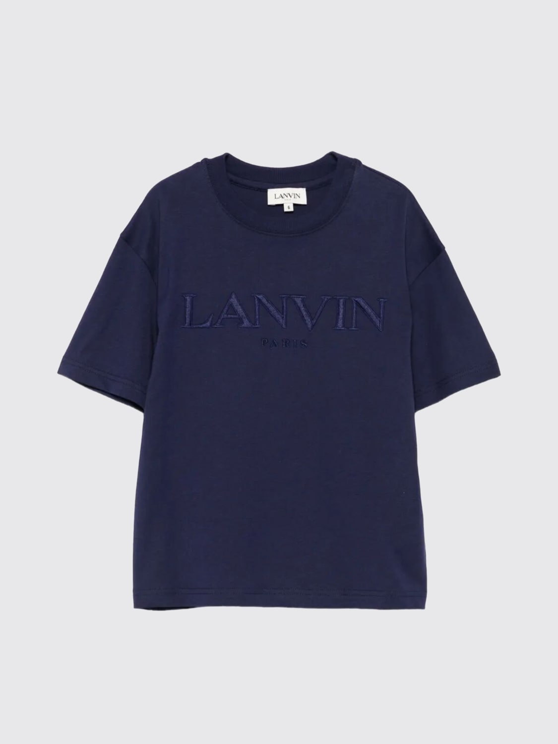 LANVIN CAMISETA: Camiseta niños Lanvin, Azul Oscuro - Img 1