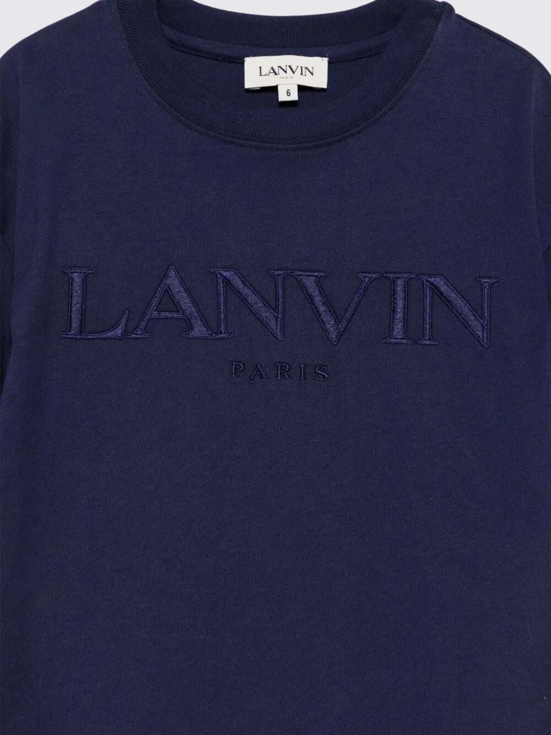 LANVIN CAMISETA: Camiseta niños Lanvin, Azul Oscuro - Img 3