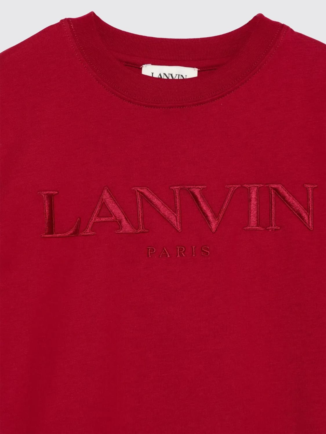 LANVIN T-SHIRT: T-shirt kinder Lanvin, Burgunderrot - Img 3