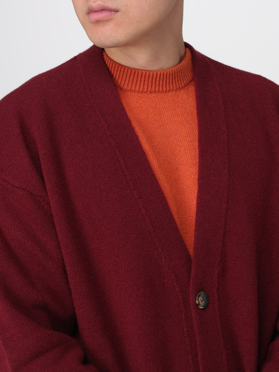 LANEUS SWEATER: Sweater men Laneus, Burgundy - Img 4