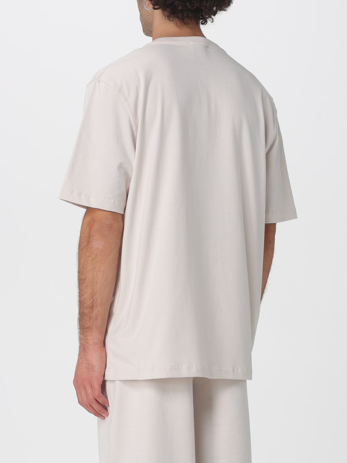 LANEUS T-SHIRT: T-shirt homme Laneus, Jaune Crème - Img 3