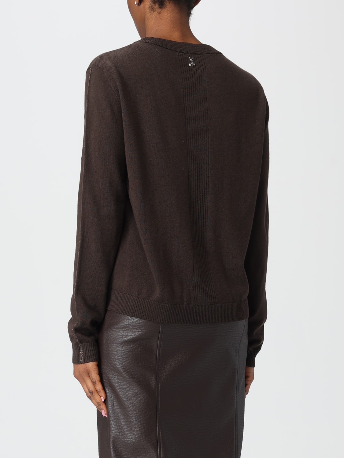 PATRIZIA PEPE SWEATER: Sweater woman Patrizia Pepe, Brown - Img 2