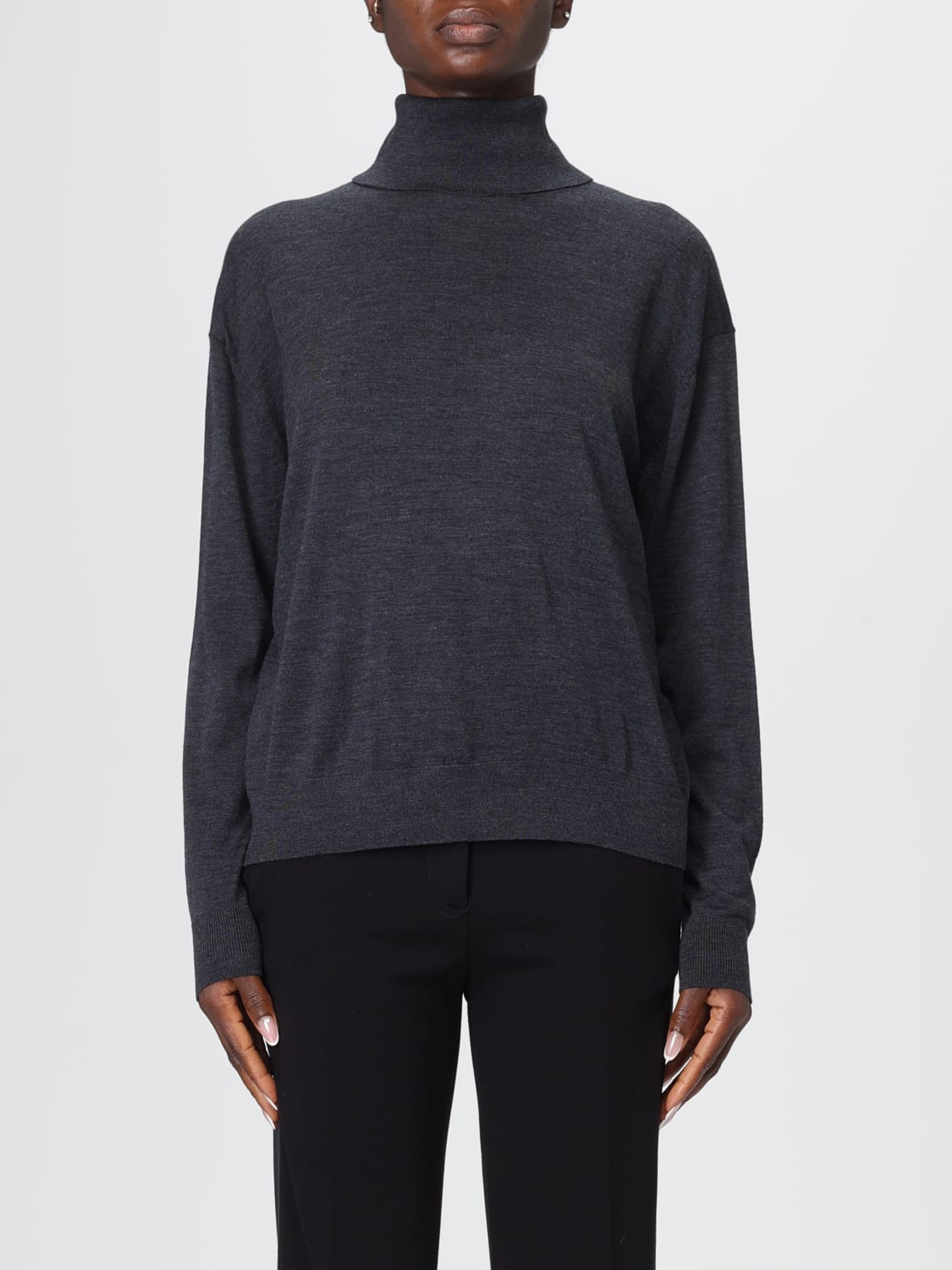 SEMICOUTURE SWEATER: Sweater woman Semicouture, Charcoal - Img 1