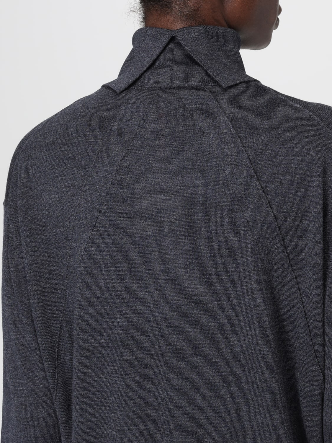 SEMICOUTURE SWEATER: Sweater woman Semicouture, Charcoal - Img 3