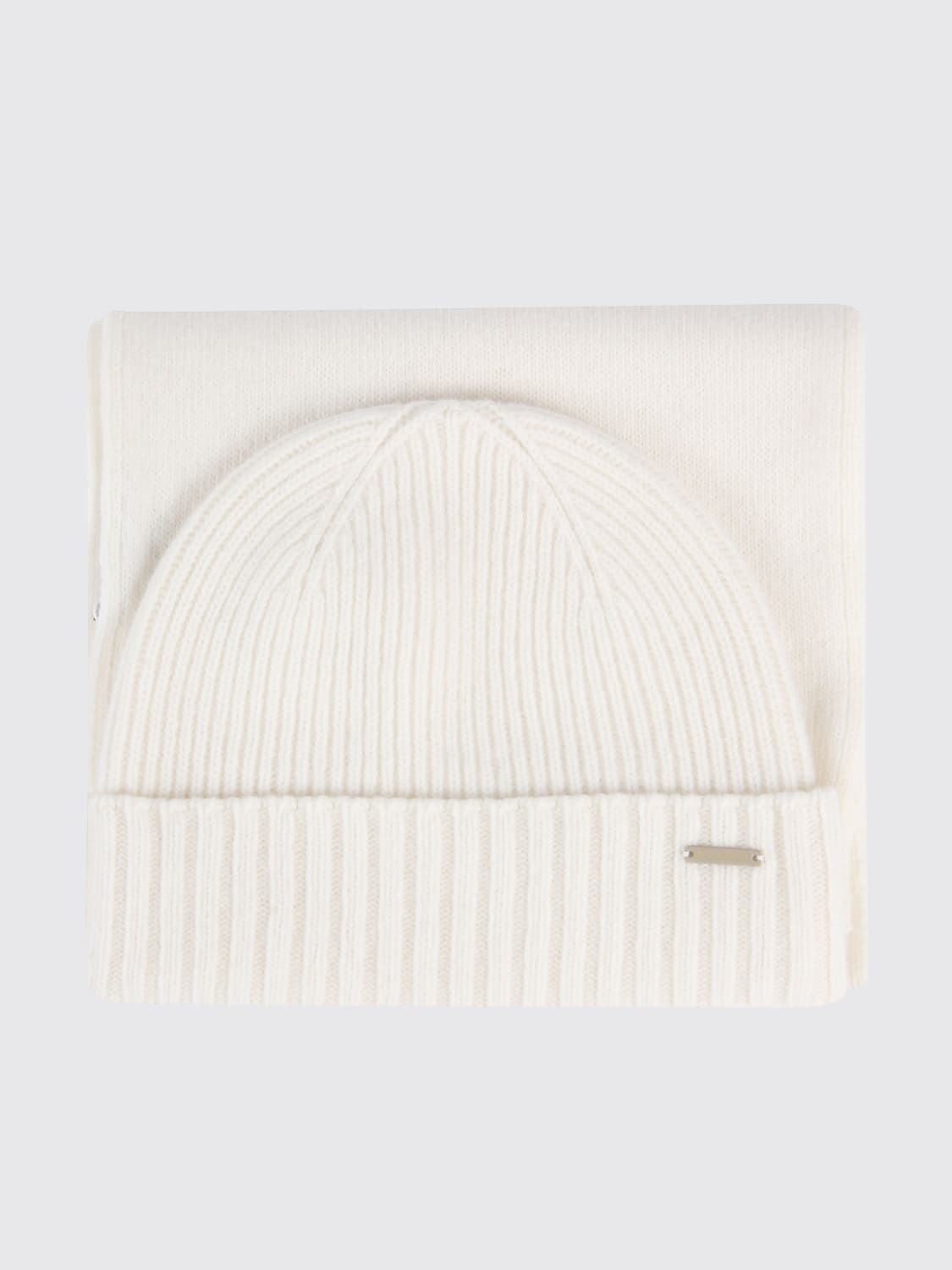 WOOLRICH SCARF: Scarf woman Woolrich, Cream - Img 1