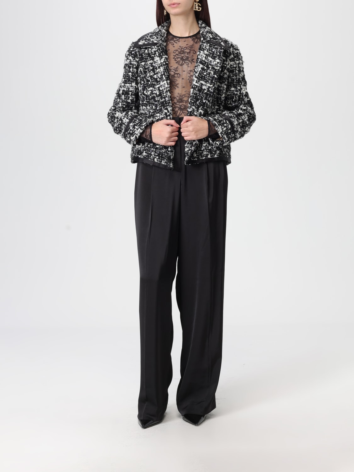 DOLCE & GABBANA VESTE: Blazer femme Dolce & Gabbana, Gris - Img 2