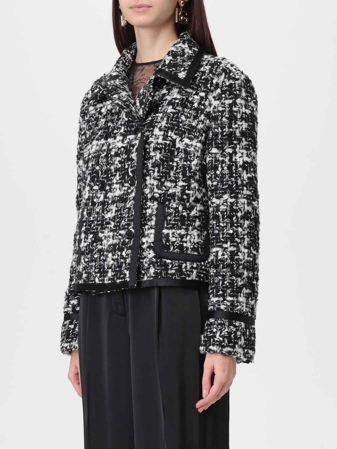 DOLCE & GABBANA VESTE: Blazer femme Dolce & Gabbana, Gris - Img 4