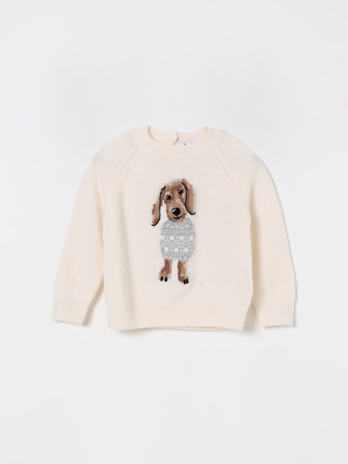 IL GUFO SWEATER: Sweater kids Il Gufo, White - Img 1