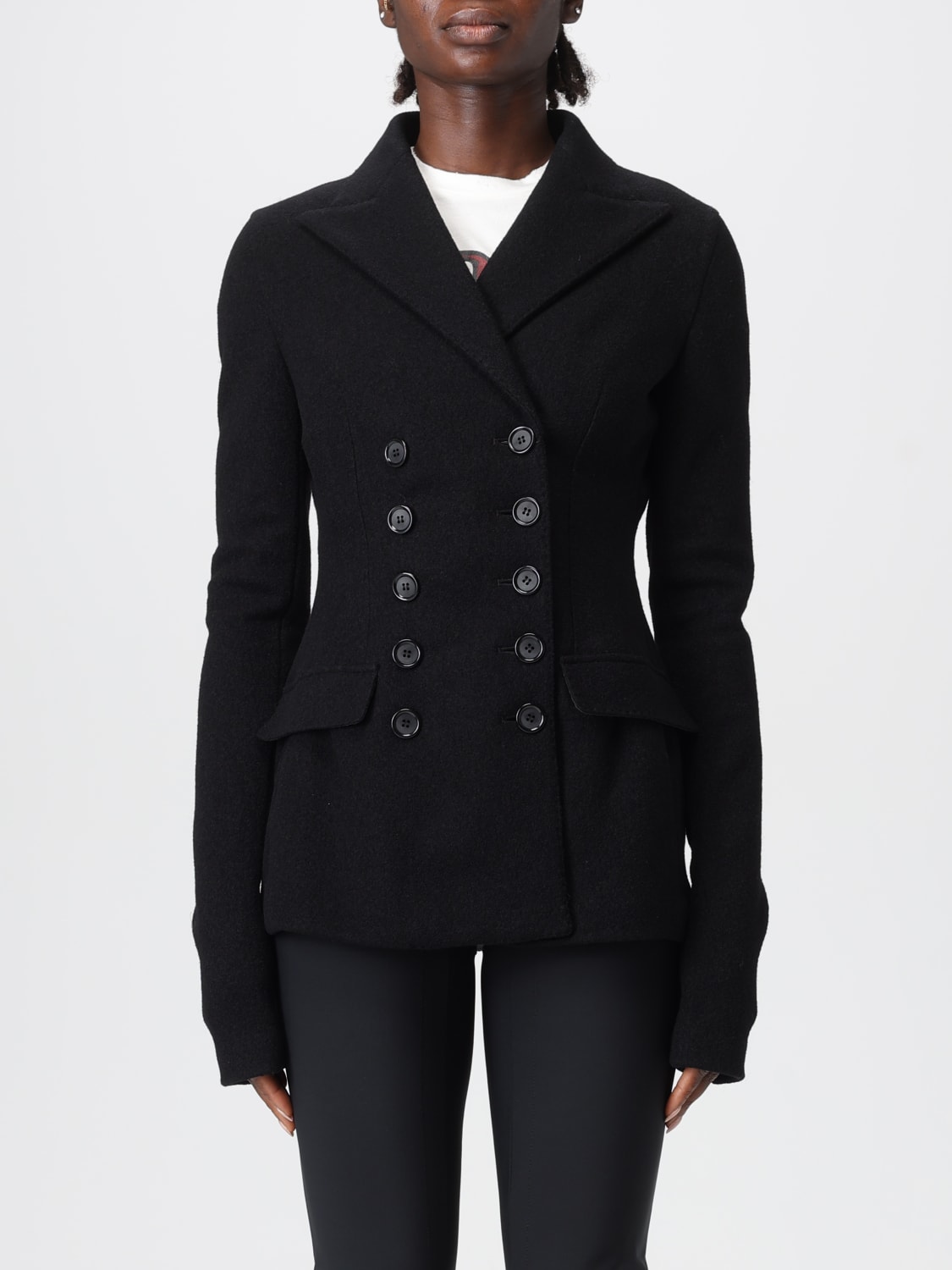DOLCE & GABBANA JACKET: Jacket woman Dolce & Gabbana, Black - Img 1