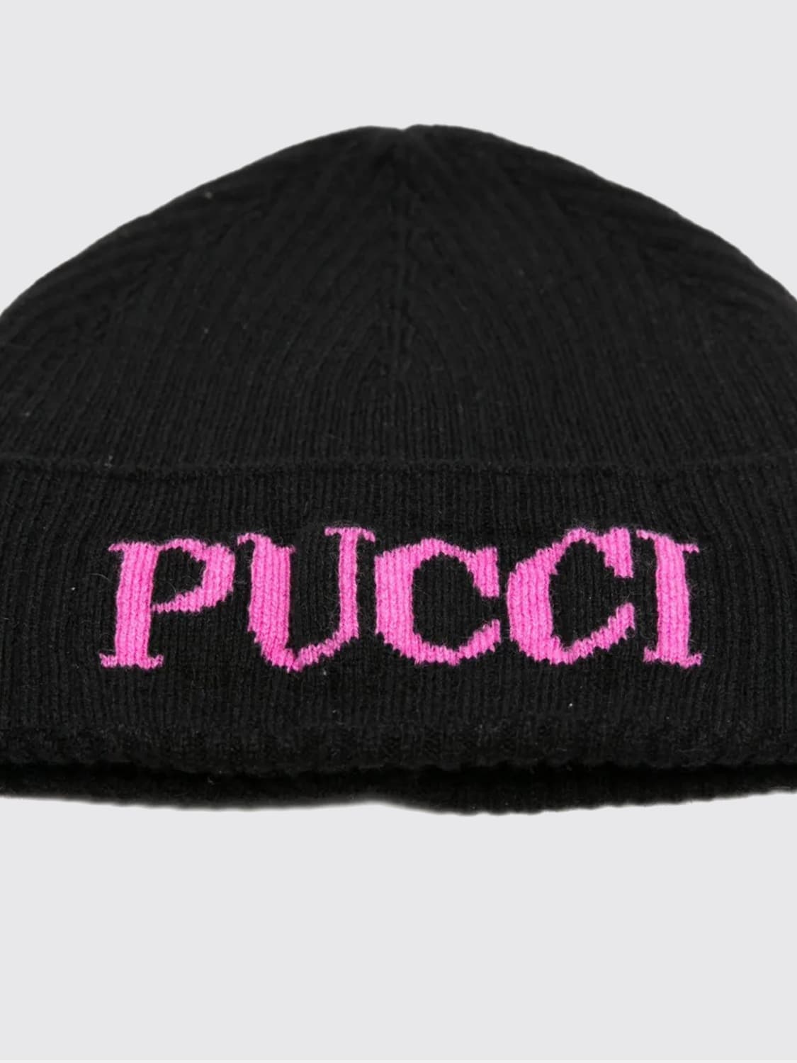 PUCCI GORRO: Gorros niña niños Pucci, Negro - Img 2