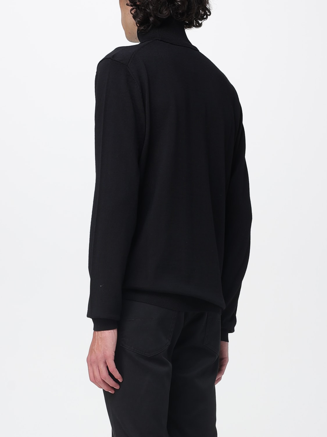 HUGO PULLOVER: Pullover herren Hugo, Schwarz - Img 2