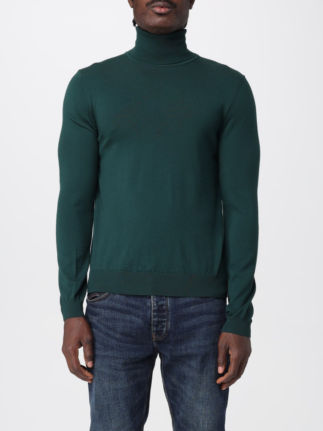 HUGO SWEATER: Sweater men Hugo, Green - Img 1