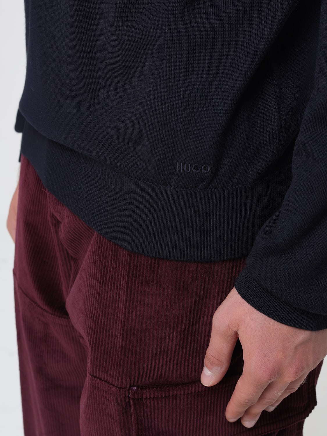 HUGO SWEATER: Sweater men Hugo, Blue - Img 3