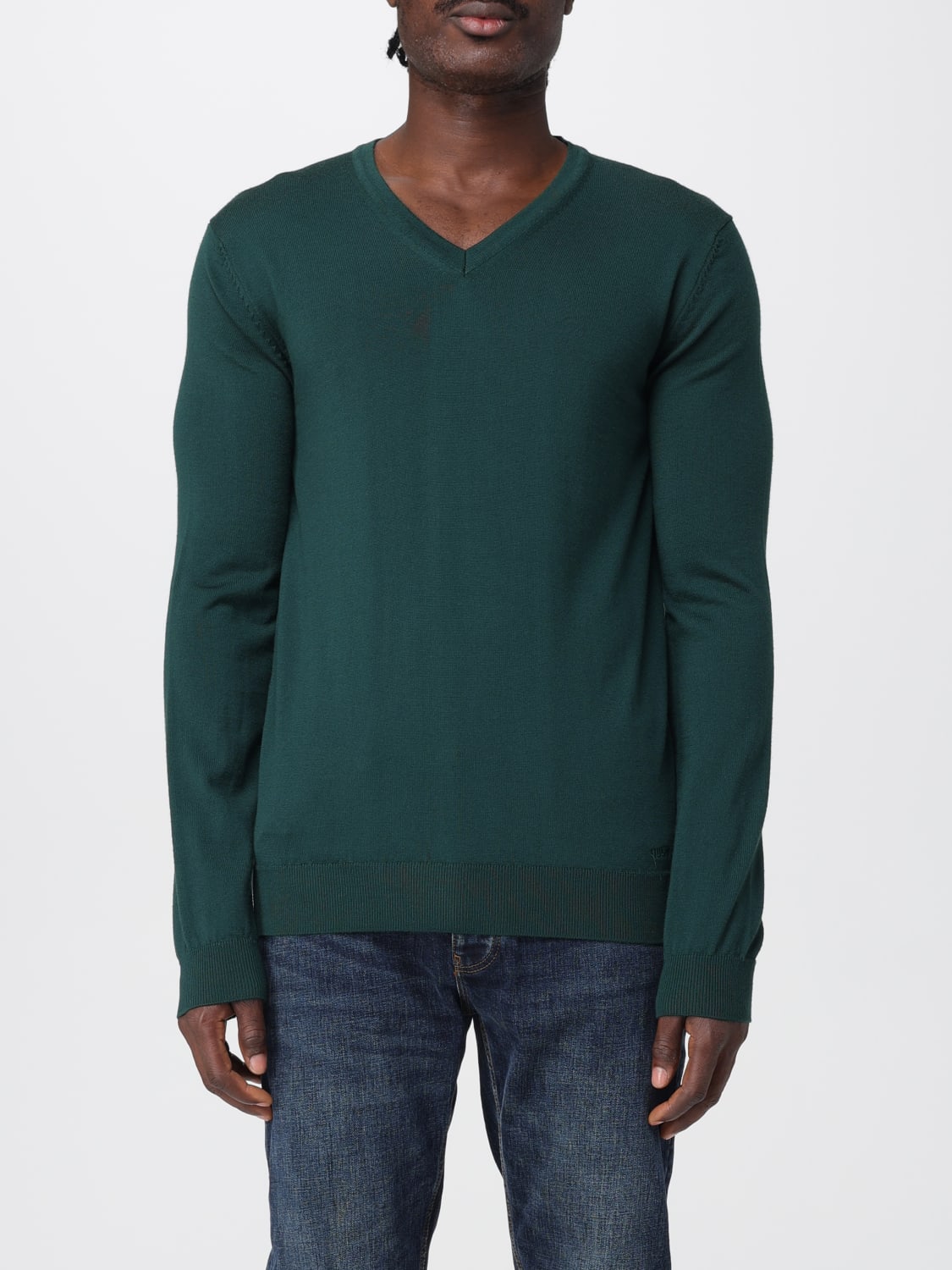 HUGO SWEATER: Sweater men Hugo, Green - Img 1