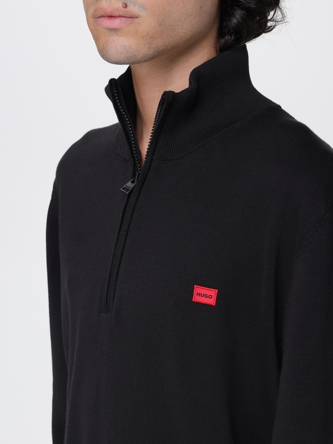 HUGO SWEATER: Sweater men Hugo, Black - Img 3