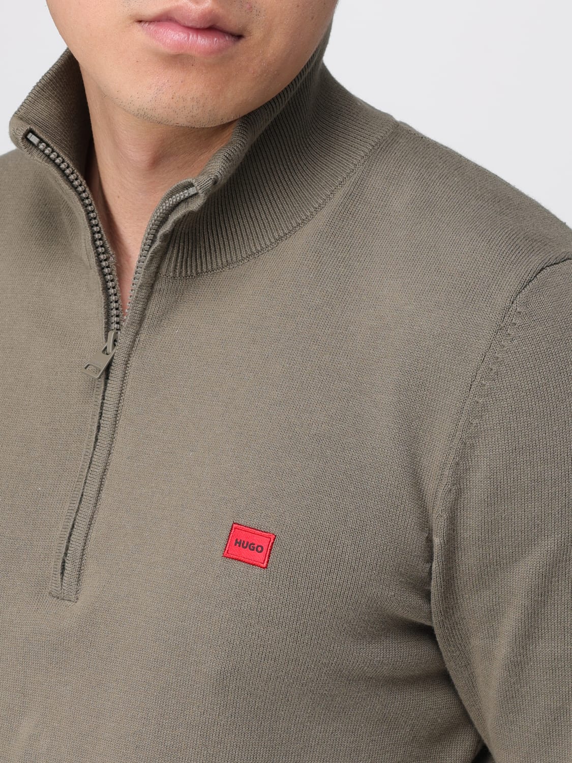 HUGO PULLOVER: Pullover herren Hugo, Grün - Img 3