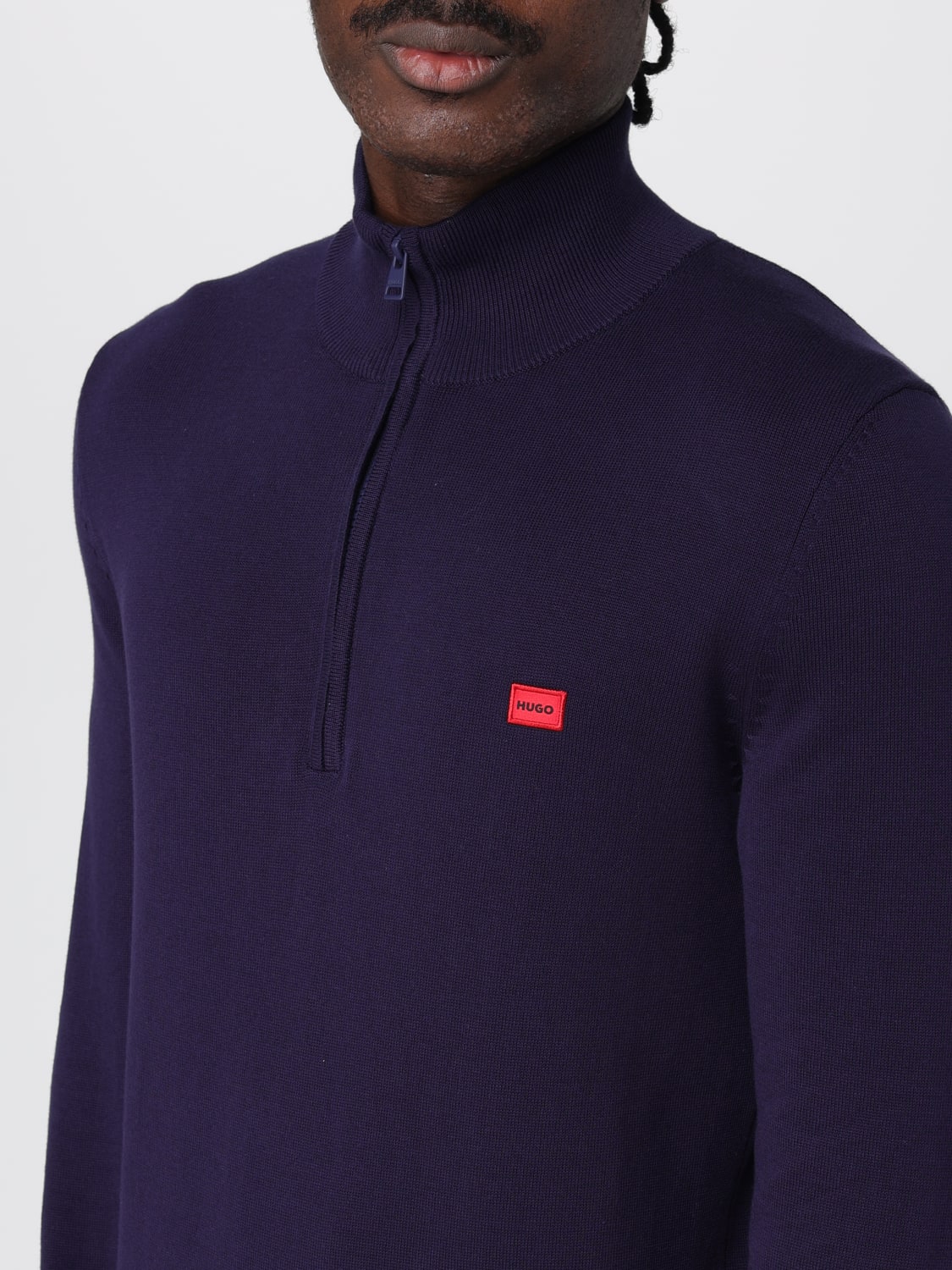 HUGO SWEATER: Sweater men Hugo, Violet - Img 3