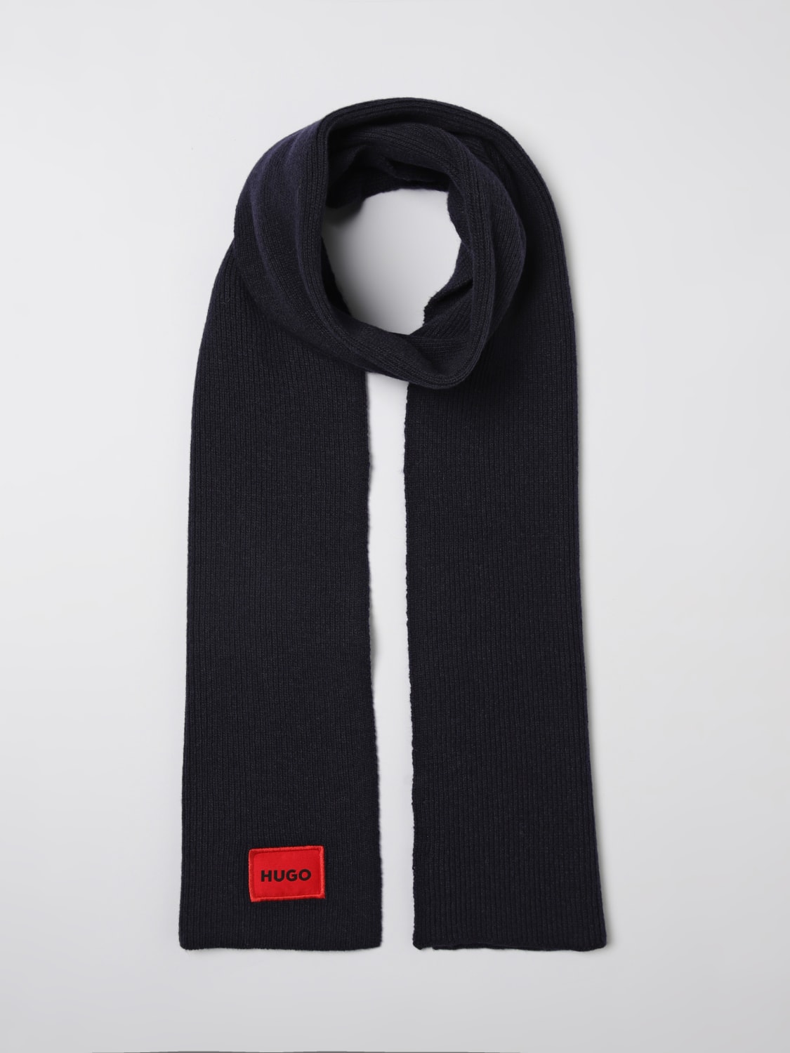 HUGO SCARF: Scarf men Hugo, Blue - Img 2