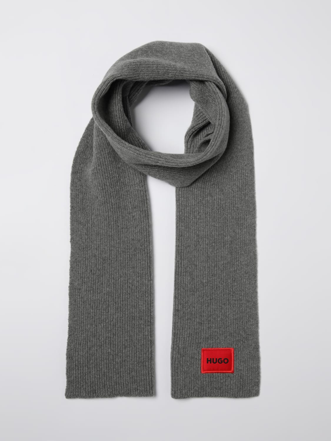 HUGO SCARF: Scarf men Hugo, Grey - Img 2