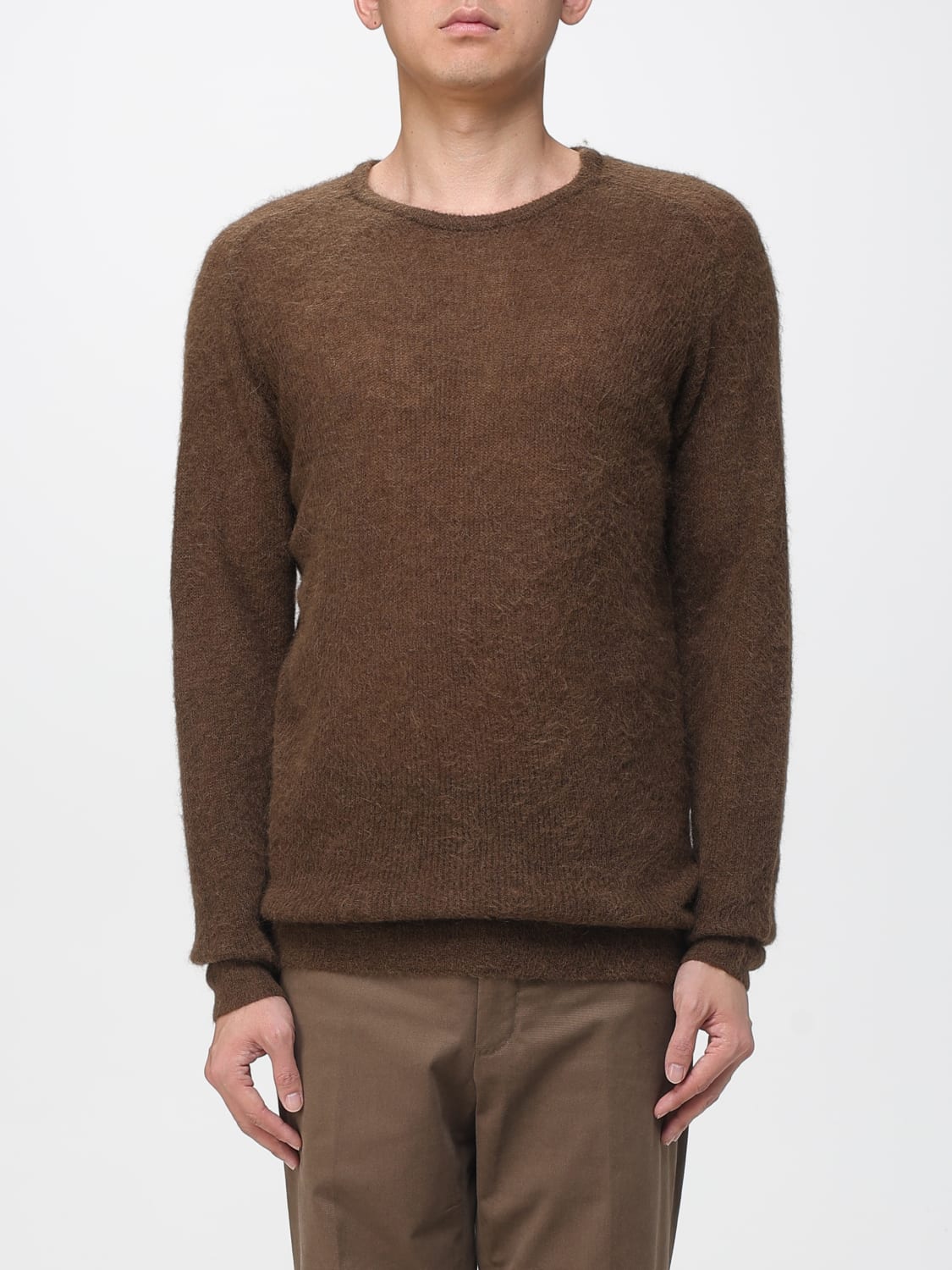 AURALEE SWEATER: Sweater men Auralee, Brown - Img 1