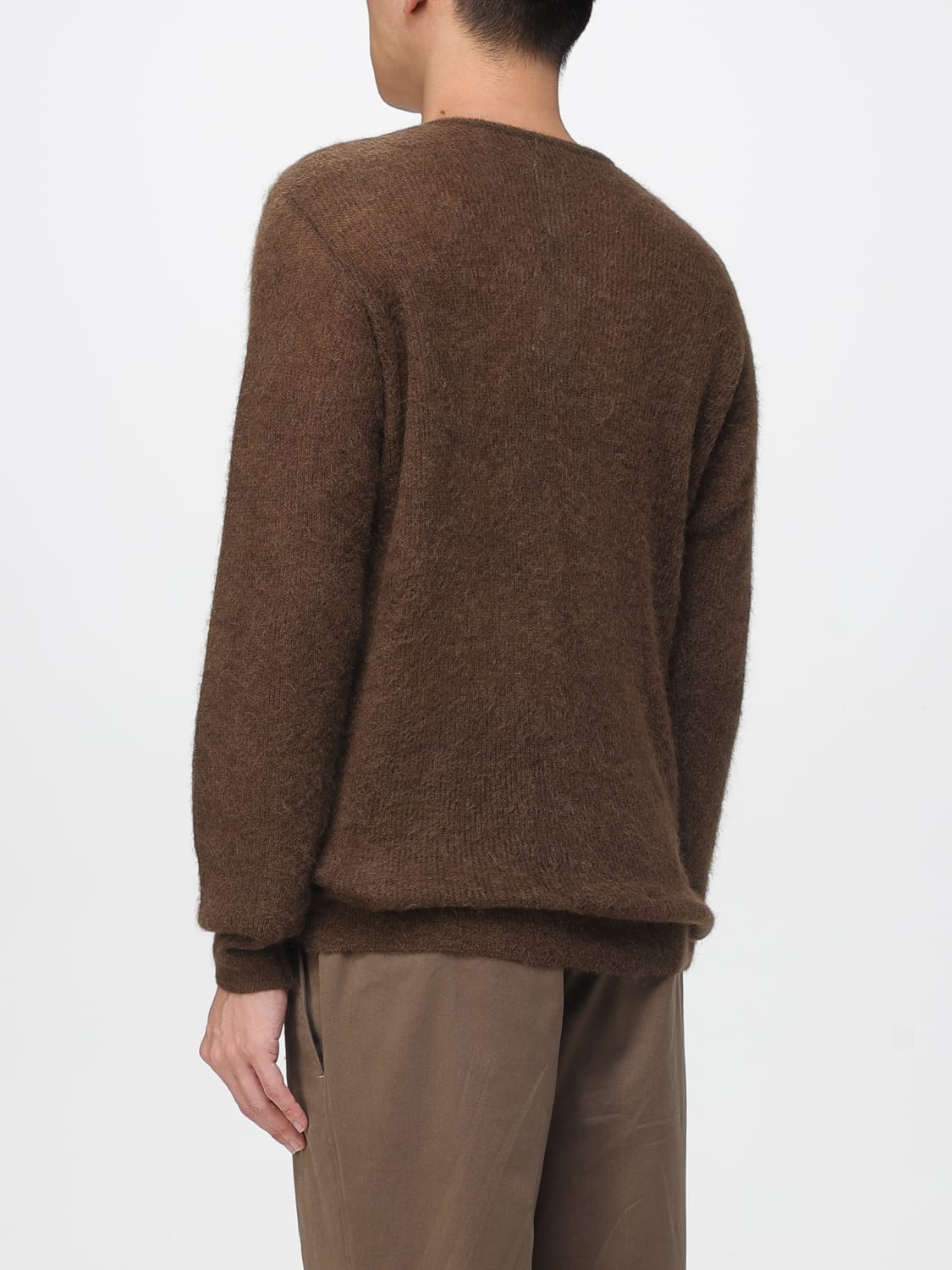 AURALEE SWEATER: Sweater men Auralee, Brown - Img 2