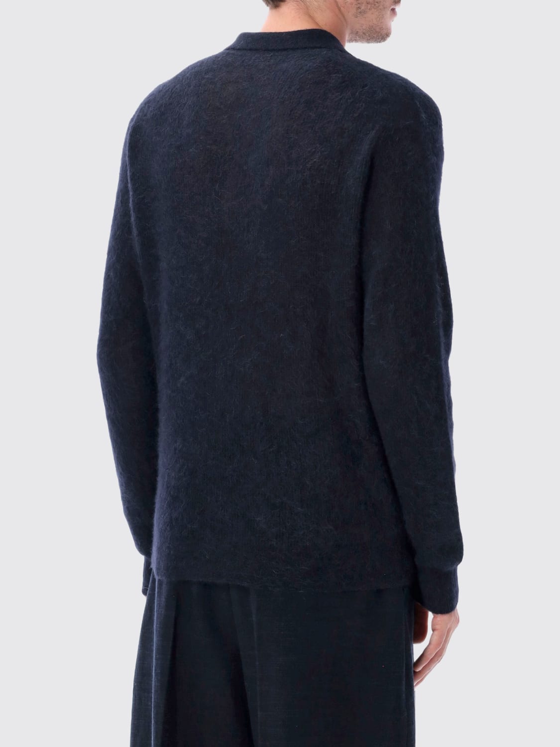 AURALEE POLO SHIRT: Sweater men Auralee, Blue - Img 2