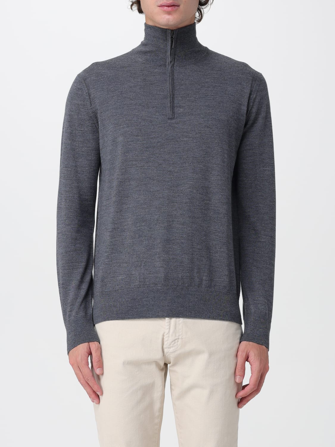 PAOLO PECORA PULLOVER: Pullover herren Paolo Pecora, Grau - Img 1