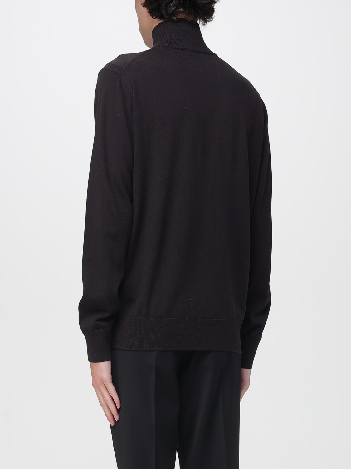 PAOLO PECORA MAGLIA: Maglia di lana Paolo Pecora, Marrone - Img 2