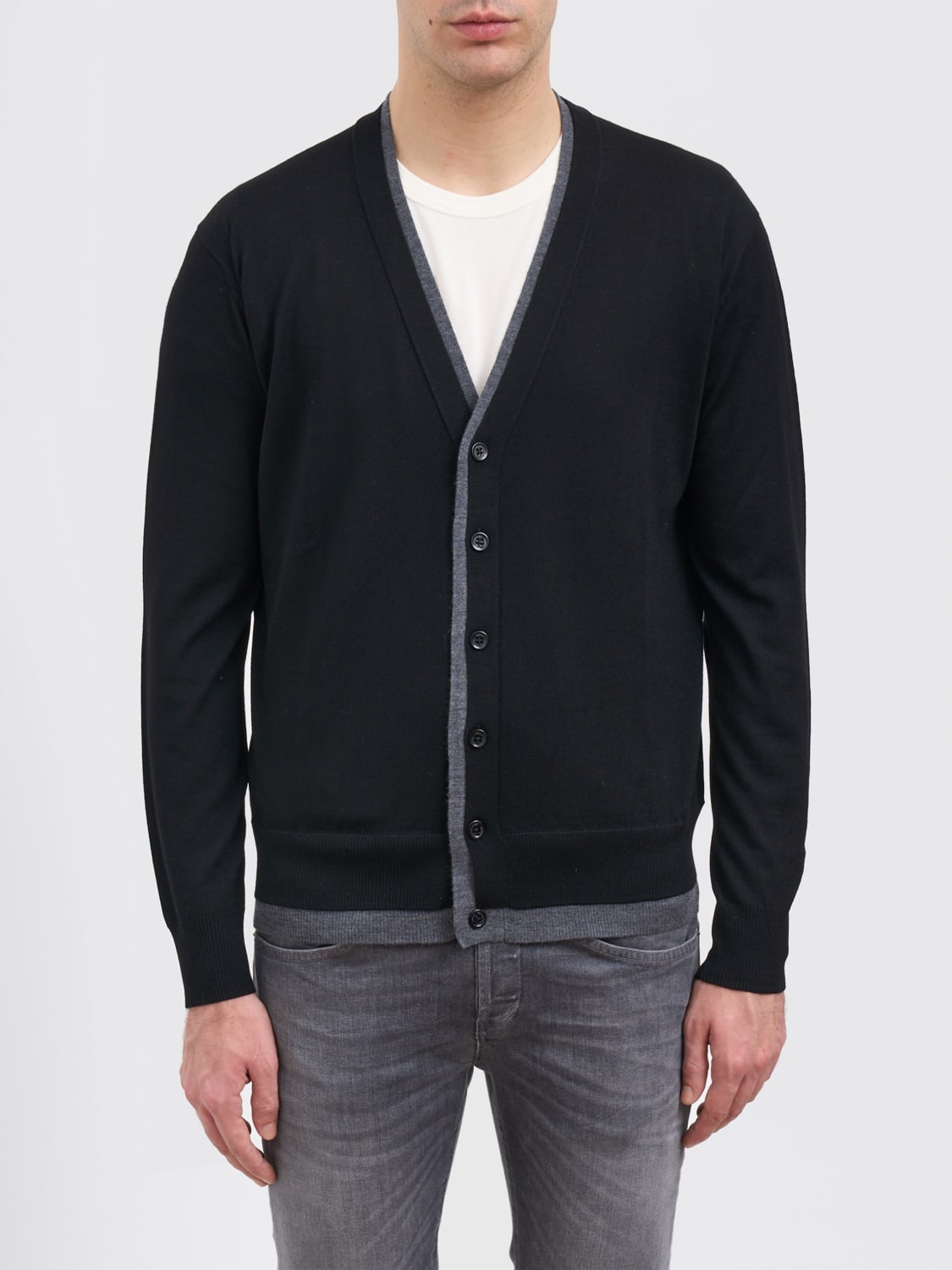 PAOLO PECORA SWEATER: Sweater men Paolo Pecora, Black - Img 1