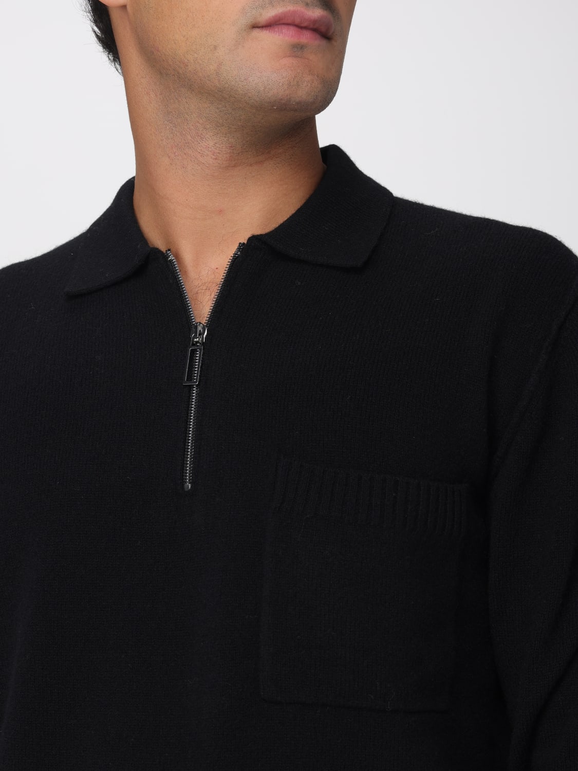PAOLO PECORA POLO: Pull homme Paolo Pecora, Noir - Img 3