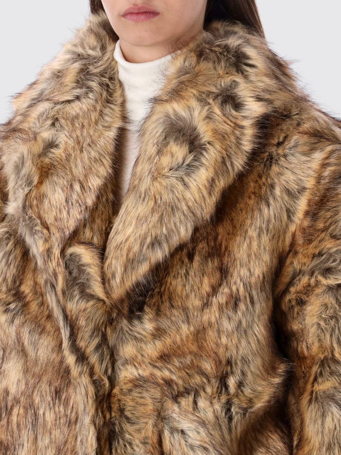 THE GARMENT FUR COAT: Coat woman The Garment, Brown - Img 3