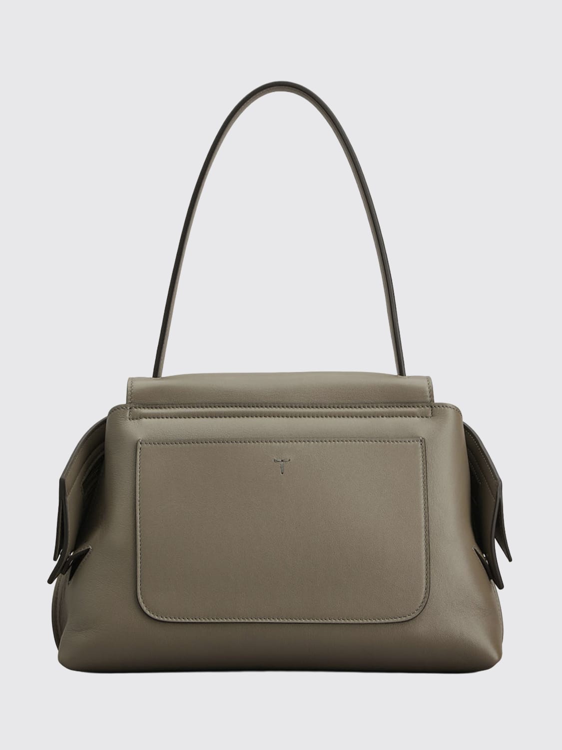 TOD'S BORSA A SPALLA: Borsa Wave Medium Tod's in pelle , Grigio - Img 2