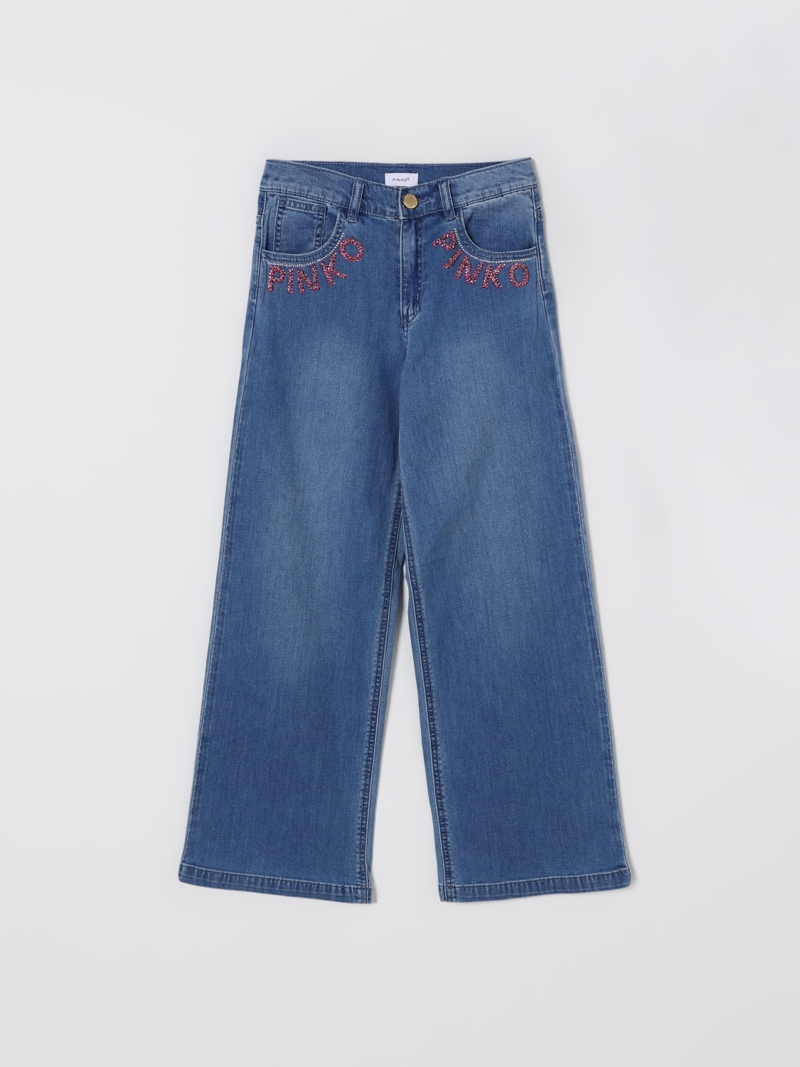 PINKO JEANS: Vaquero niños Pinko, Azul Oscuro 1 - Img 1
