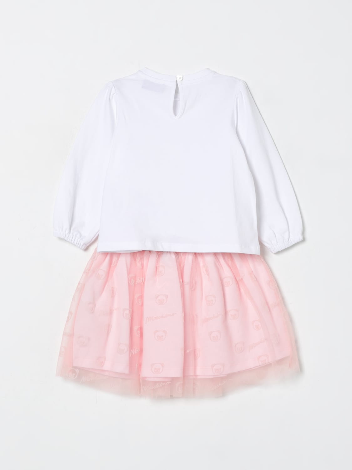 MOSCHINO CONJUNTO: Vestido niños Moschino, Marrón - Img 2