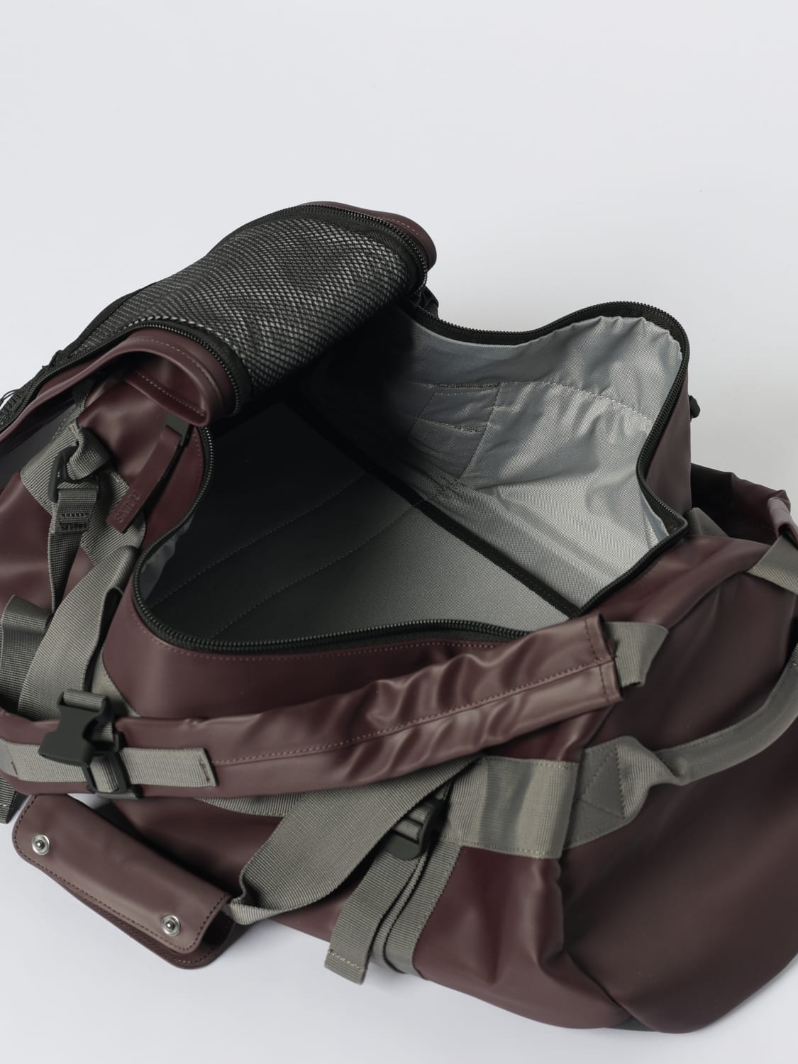 RAINS TRAVEL BAG: Backpack men Rains, Red Purple - Img 4