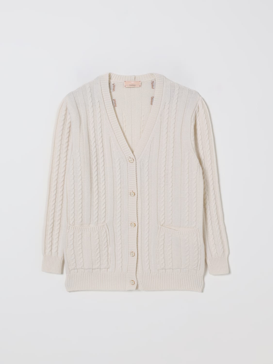 ELISABETTA FRANCHI LA MIA BAMBINA SWEATER: Sweater kids Elisabetta Franchi La Mia Bambina, Milk - Img 1